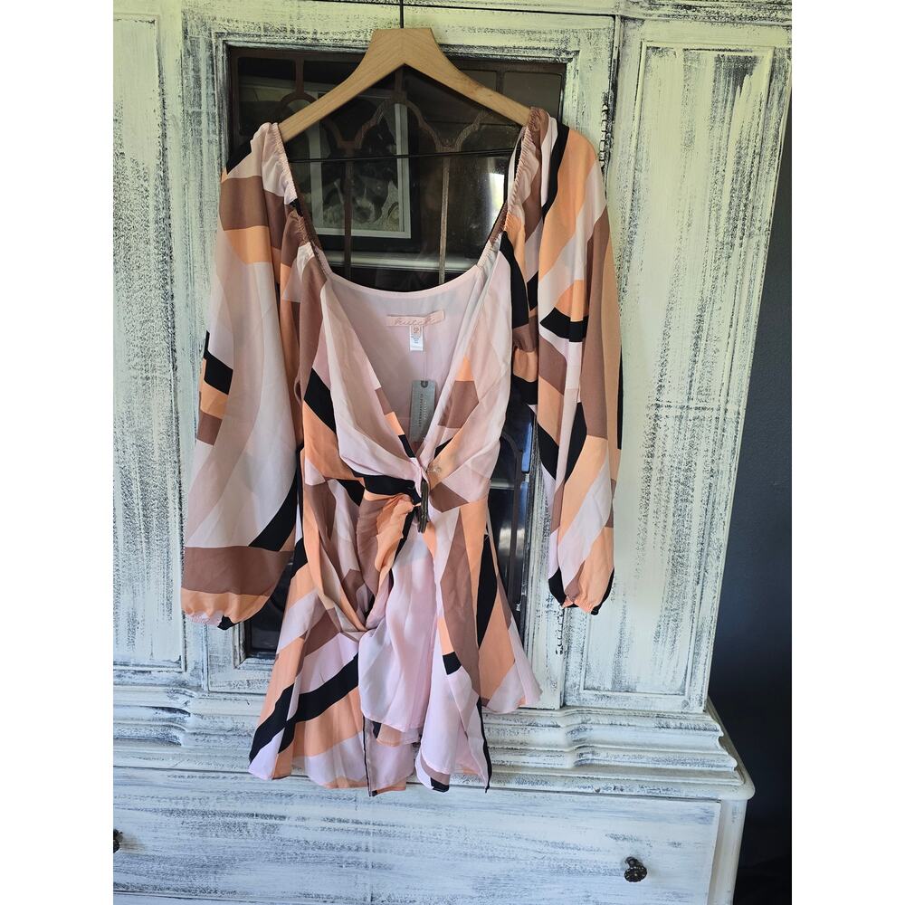 NWT Anthropologie Hutch Long Sleeve Wrap Mini Dress - SP - Picture 4 of 4
